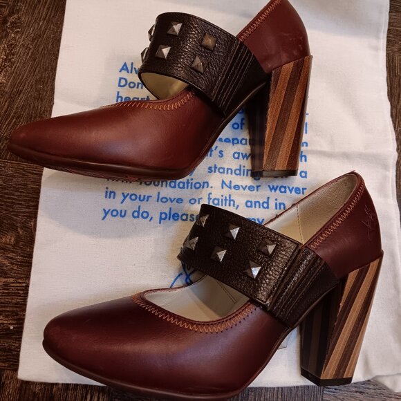 New in Box John Fluevog Blind Faith Kelly Mary Jane heels size 6.5 - Picture 4 of 8